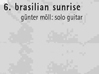 Sample:  brasilian sunrise